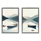 Stupell Industries Silent Mountain Shore 2pc Floating Frame Set, design by Mona Grace